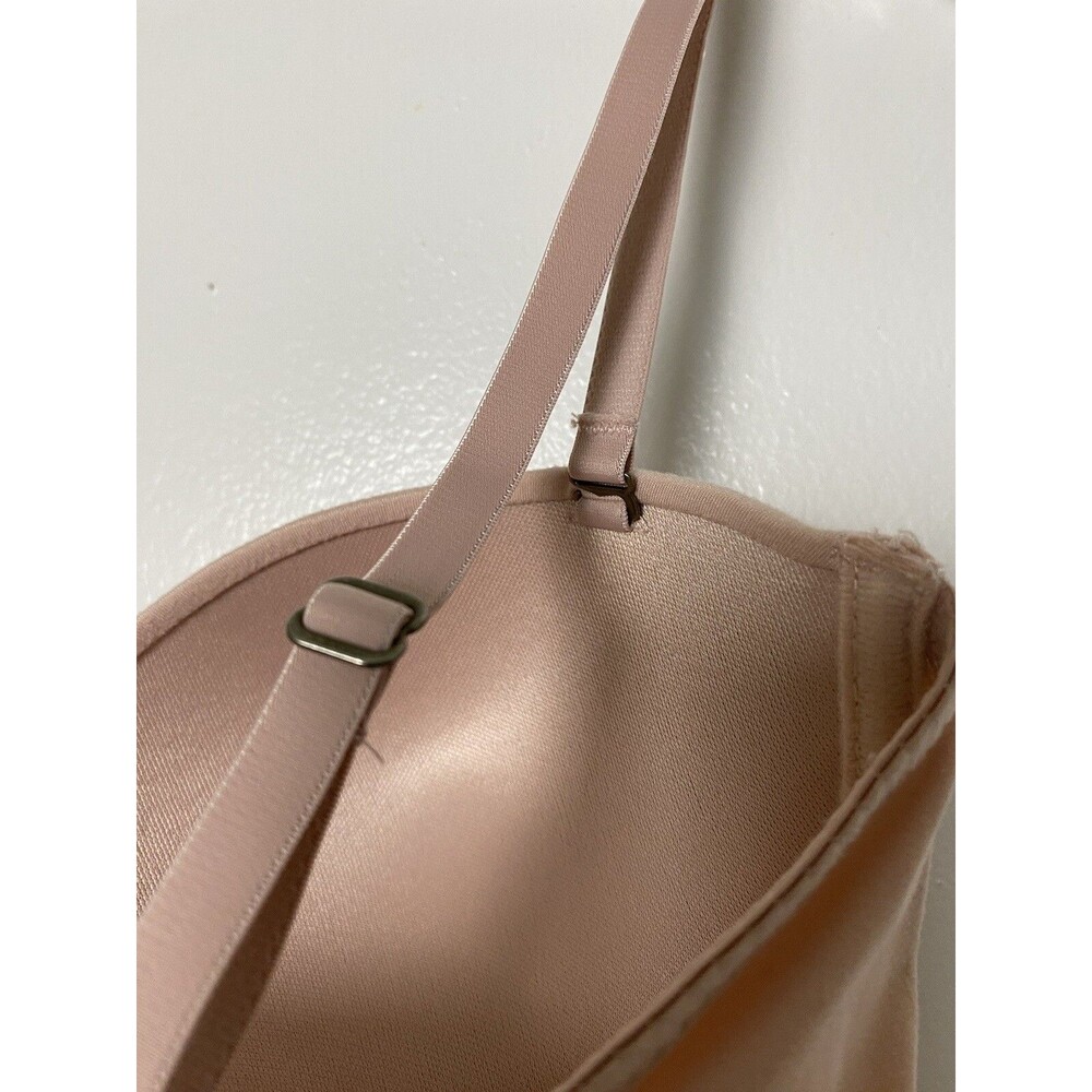 Tranquil & True Strapless Bra  Women's Beige Size 34C Adjustable Straps Push Up - Picture 7 of 8
